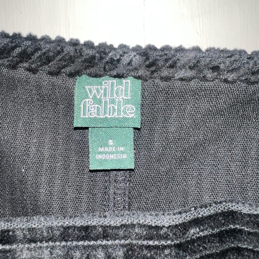 Black Corduroy Overall Mini Dress - Picture 7 of 7